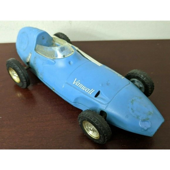 Vintage 1/32 VANWALL MM / C55 SCALEXTRIC Tri-ang SLOT CAR Blue Lotus - Picture 1 of 10